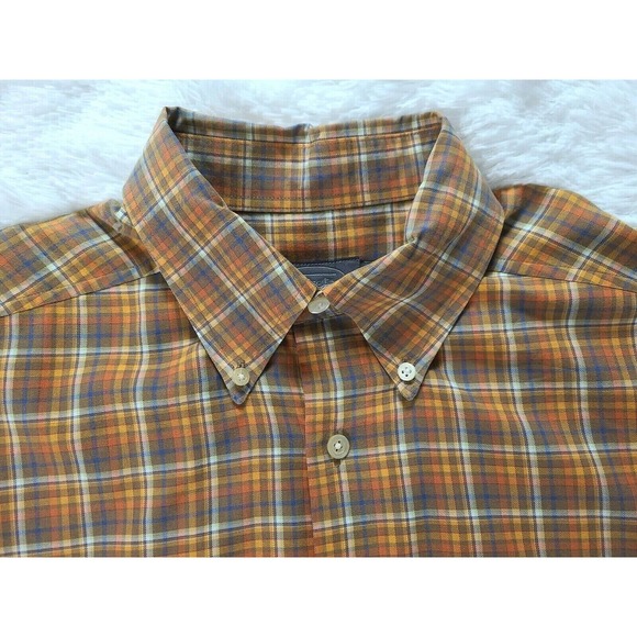 Talbots Shirt Men's Medium Multicolor Button Down Long Sleeve Cotton - Picture 2 of 9